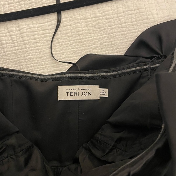 Teri Jon Black Ruffled Maxi Dress - Picture 4 of 5